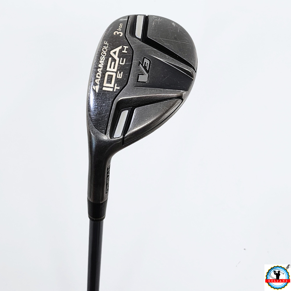 Left-Handed Adams IDEA Tech V3 Hybrid 3-Iron Bassara 55 Senior-Flex Graphite 41"
